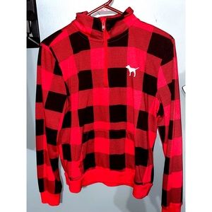 flannel half zip up!
